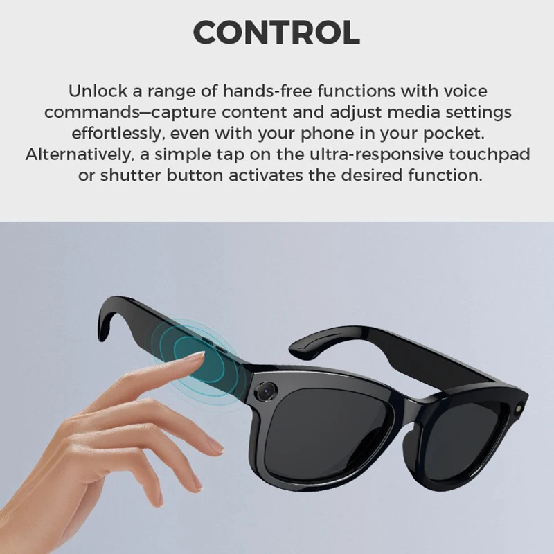 Blue Light Glasses CyanVue AI Smart Glasses, Bluetooth Translation