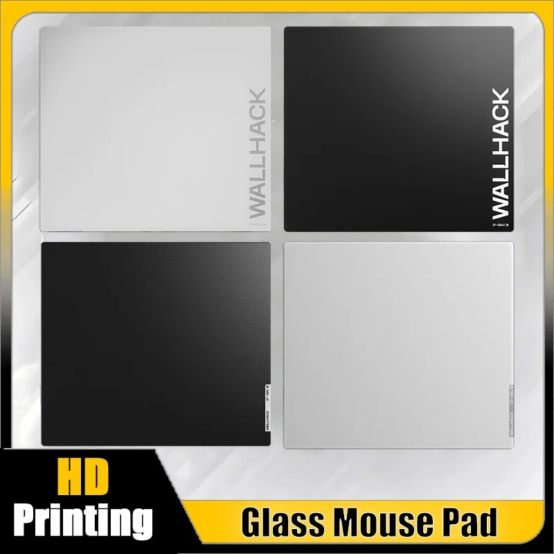 New SP004 SP005 Glass Gaming Mouse Pad YUME Frosted Surface Desktop Mat Tempered FPS Office Custom Gaming Accessories Replica