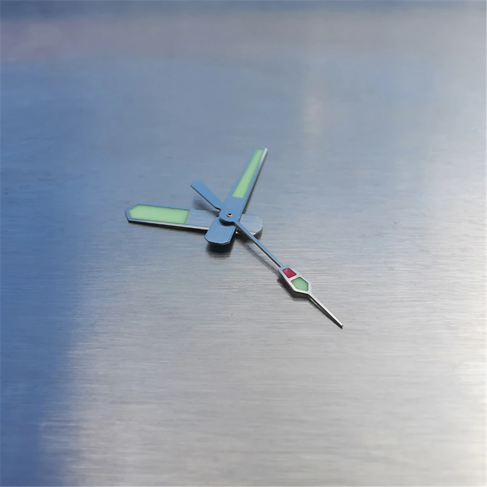 For NH35A/NH36A Watch Hands with Green C3 Luminous Replacement Pointers for SKX SRP MOD 7S26 Movement Watch Parts Repair Tools