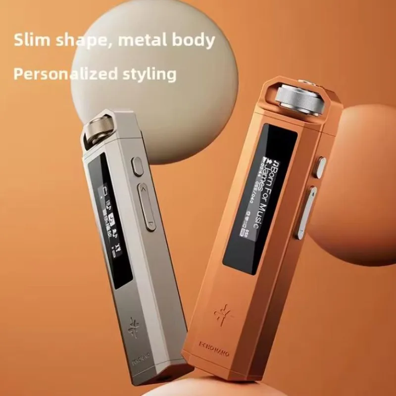 FiiO Snowysky ECHO NANO 음악 플레이어 휴대용 무손실 HIFI 음악 플레이어 OLED 스크린 고해상도 오디오 DAP MP3 플레이어 선물