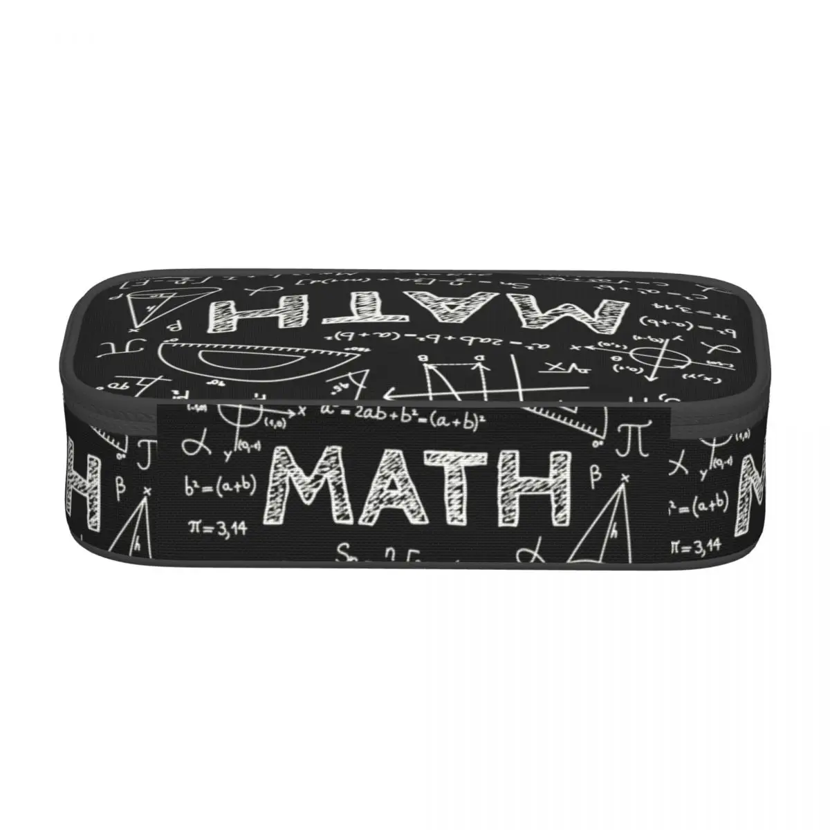 Cute Physicist Math Teacher Pencil Cases for Boys Gilrs Nerd Mathematician Large Storage Pen Box Bag School Accessories