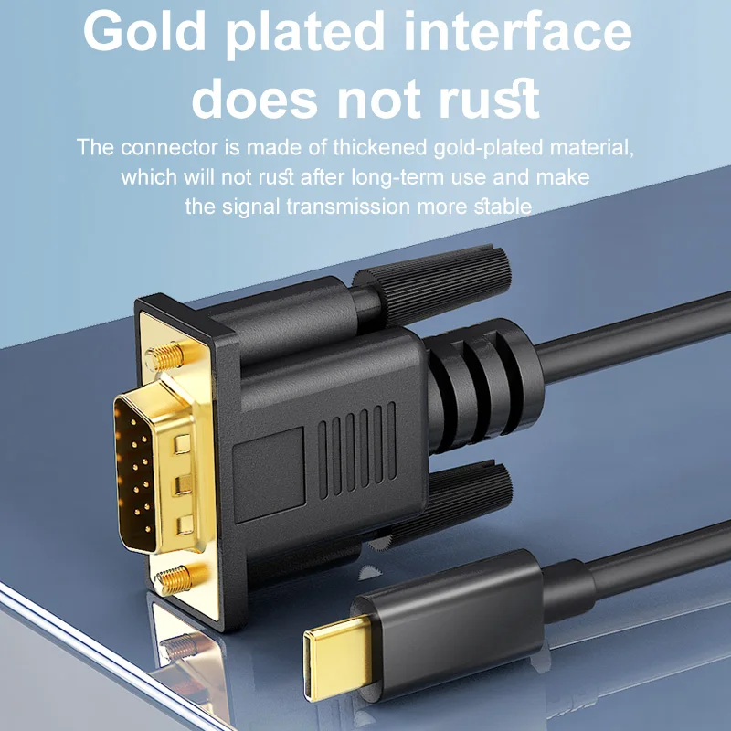 USB C-VGA  USB  C ̺-Apple macbook air macbook pro Է¿ vga Է usb-c ̺-vga  ִ 1080P