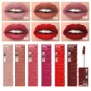 6 Colors Nude Matte Lip Gloss Waterproof Lasting Lipstick Not Fading Sexy Nude Red Pink Velvet Liquid Lipsticks Makeup Cosmetic 1