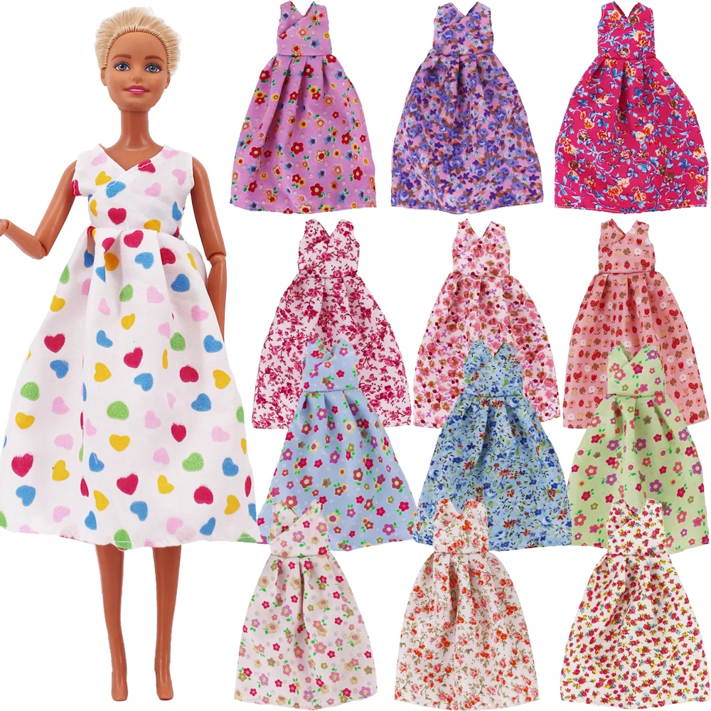 Pretty Doll Longuette Dress Per 30 Cm Barbie Accessori Per Vestiti 1/6 Bjd Blyth Girl'S Toys Regalo Di Compleanno
