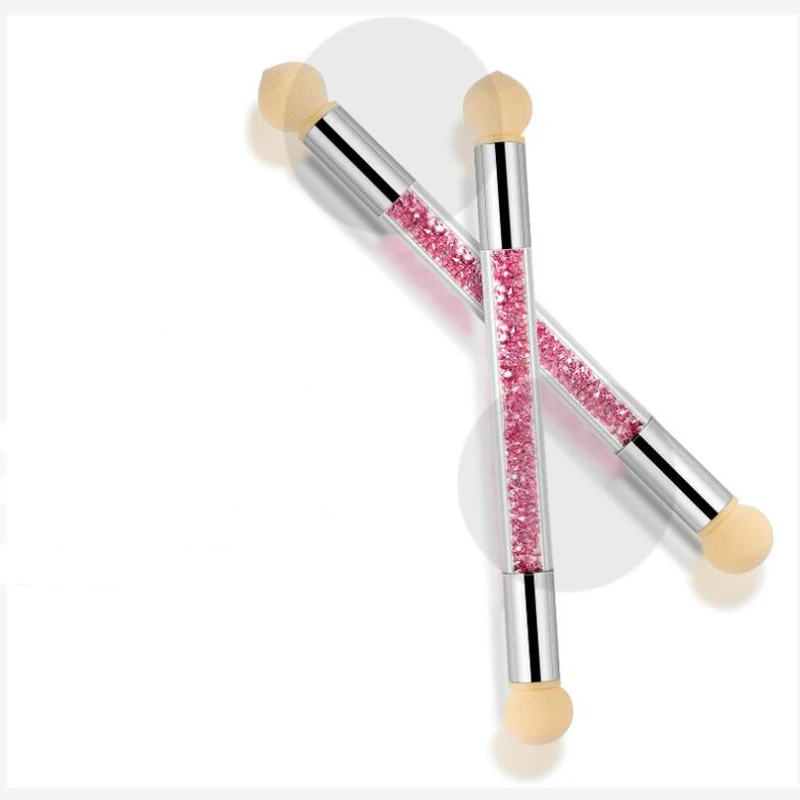 Manicure Smudge Gradient Pen Nail Dyeing Pen Sponge with dual replaceable Heads Beauty Nail Tools Painting