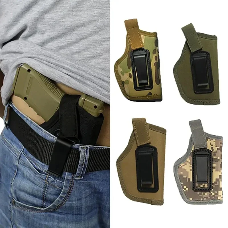 Tactical Holster Concealed Carry Belt Clip Hidden Gun Airsoft Hunting Small Size Gun Only