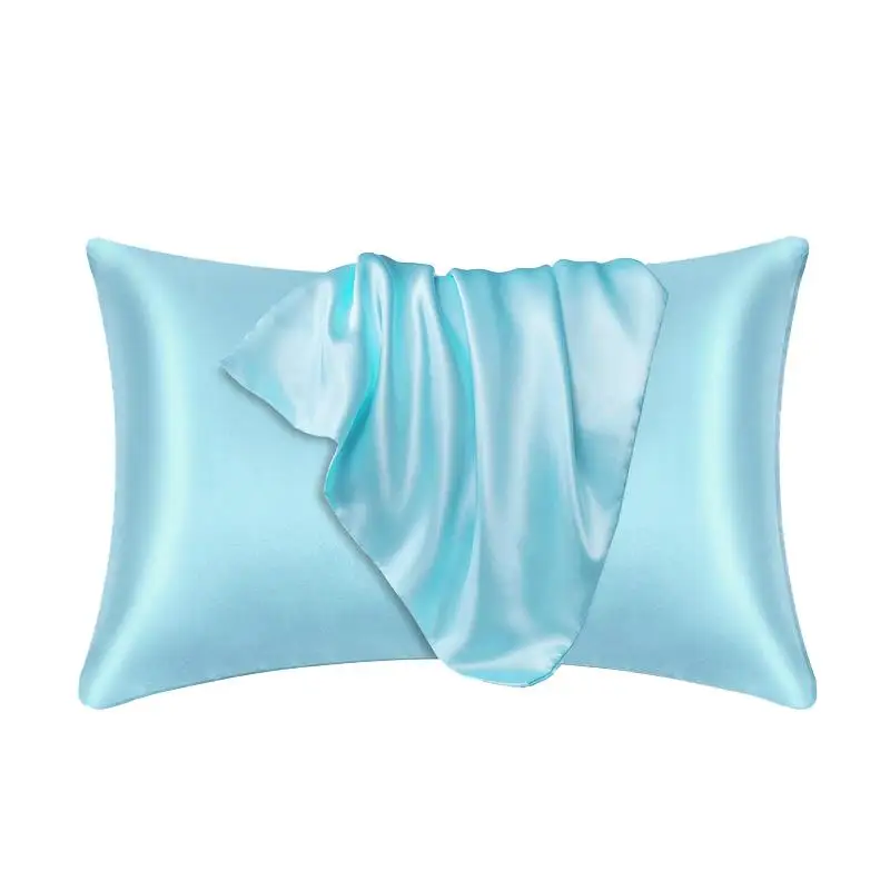 Luxurious 100% Silk Pillowcase - Silky Satin Hair Beauty & Comfort Pillow Cover for Home Decor (1 or 2 Pack)