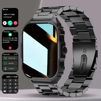 Smartwatch, ampio schermo quadrato da 1,84 pollici, con modalità multi-sport, promemoria chiamate, musica, fotografia e altre funzioni super avanzate