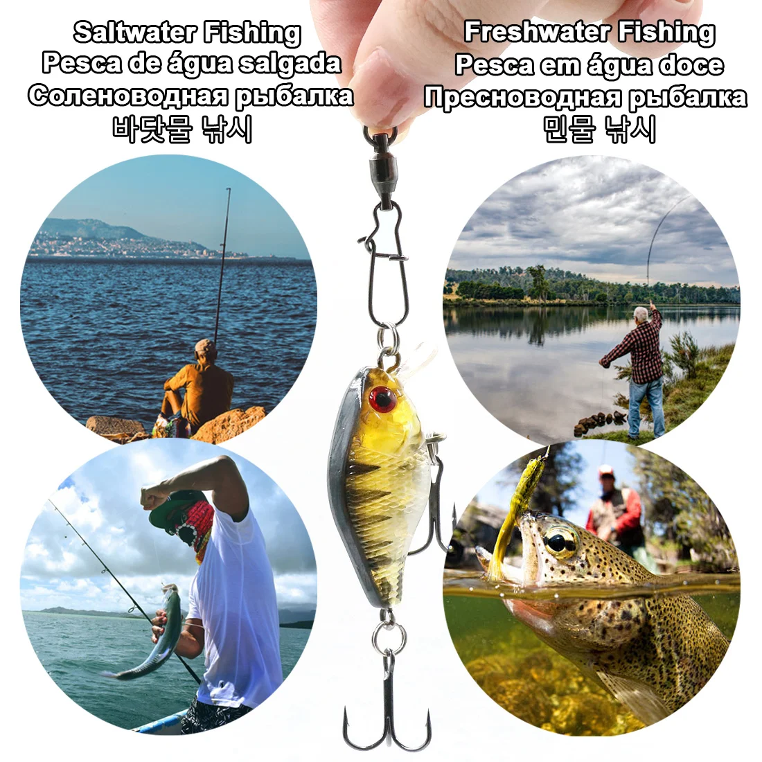 Fishing Snap Swivels Duo Lock Ball Bearing Swivel Snap Stainless Steel  Fishing Accessories Fast Snap Clip Fishing Lure Connector