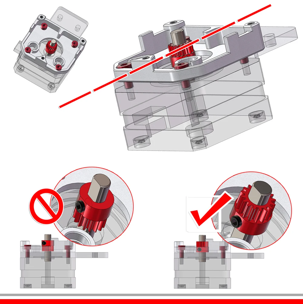 Set, Peça Impressora 3D, OMG V2s