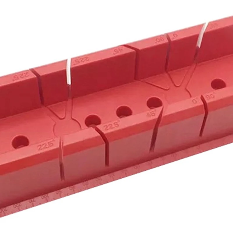 Clamping Mitre Box 10 inches Plastic Saw Storage Miter Box Pruning Hand Saw Wood Cutting Woodworking Tool with Clamp M4YD 3