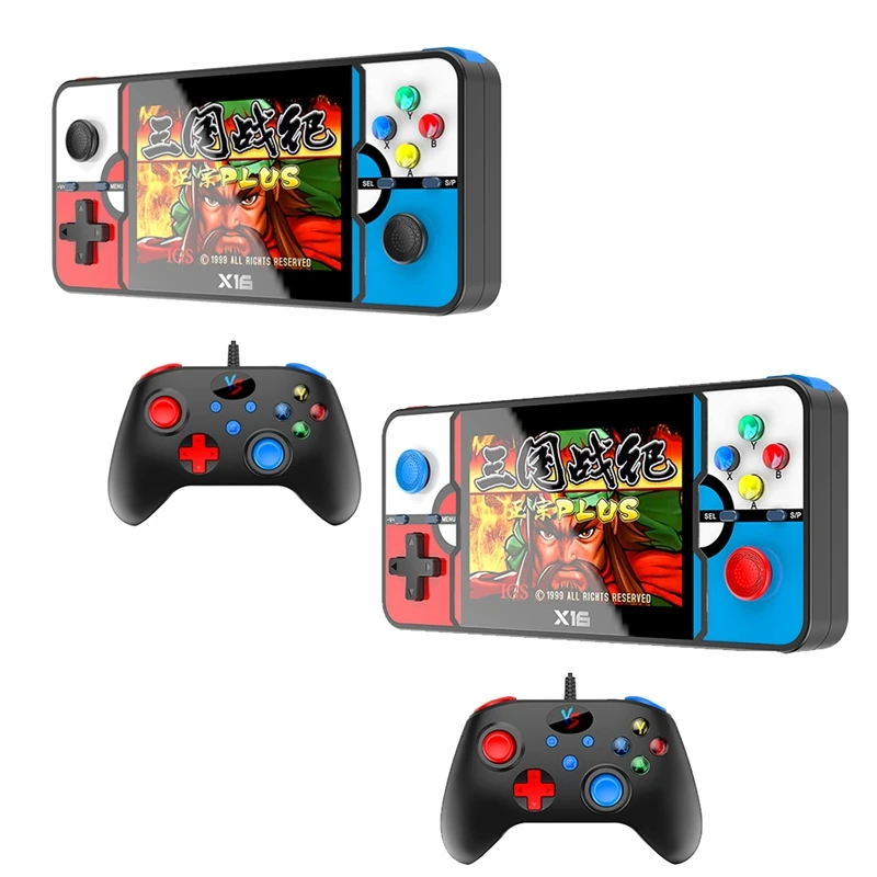 

X16 Portable Retro Game Console 4.1 Inch Screen 800X480 For GBA Handheld Two-Player Arcade Build In 32G 4500 Games