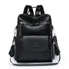 Large Capacity Solid Color Designer Women's Backpack Waterproof Wear-resistant High-quality Leather Travel Back Pack For Women 5