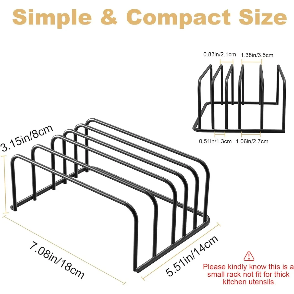 Cutting Board Organizer Holder Rack Baking Cookie Pan Sheets Cooling Small Racks Storage Stand For Kitchen Cabinet Organizer kitchen storage rack,cabinet organizer shelves,kitchen cutlery organizer
