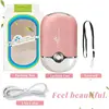 USB Rechargeable Portable Mini Fan Cooling Fan Bladeless Handheld Eyelash dryer Mini Handheld Fan Air Conditioning Blower 6