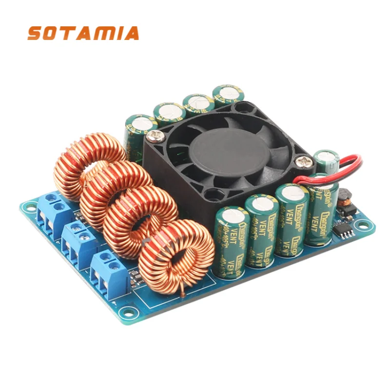 SOTAMIA TAS5630 Digital Power Amplifier Board Stereo Sound Amplifiers 2x300W Class D HiFi Audio Amp For Speaker Home Theater lm3886 fully balanced power amplifier board 120w 120w hifi stereo 2 channel finished board