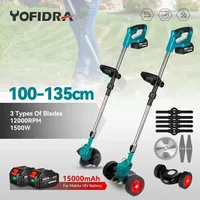 Handheld Electric Foldable Lawn Mower For Makita 18V Battery Adjustable Electric Trimmer With Accessories Garden Pruning Tool 1