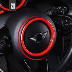 Car Steering Wheel Panel Trim Ring Cover Modification Sticker For BMW MINI Cooper S F54 F55 F56 F57 F60 Clubman Car Accessories