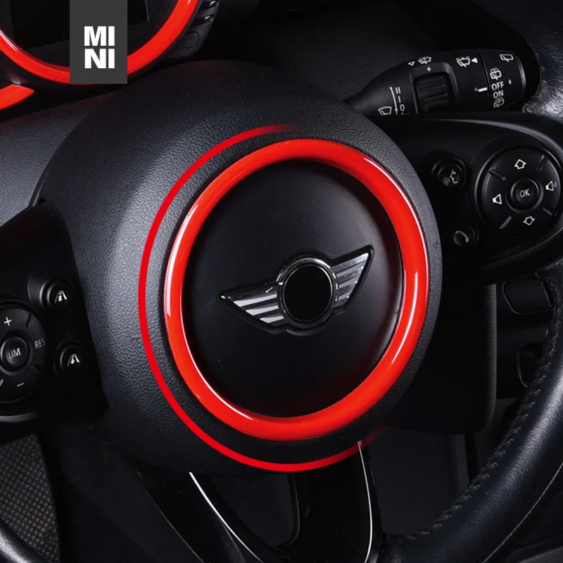 Autocollant Décoratif pour Volant de Voiture, Danemark ge de Modification  Centrale pour Mini Cooper F54 F55 F56 F60 R55 R56, Accessoires - AliExpress