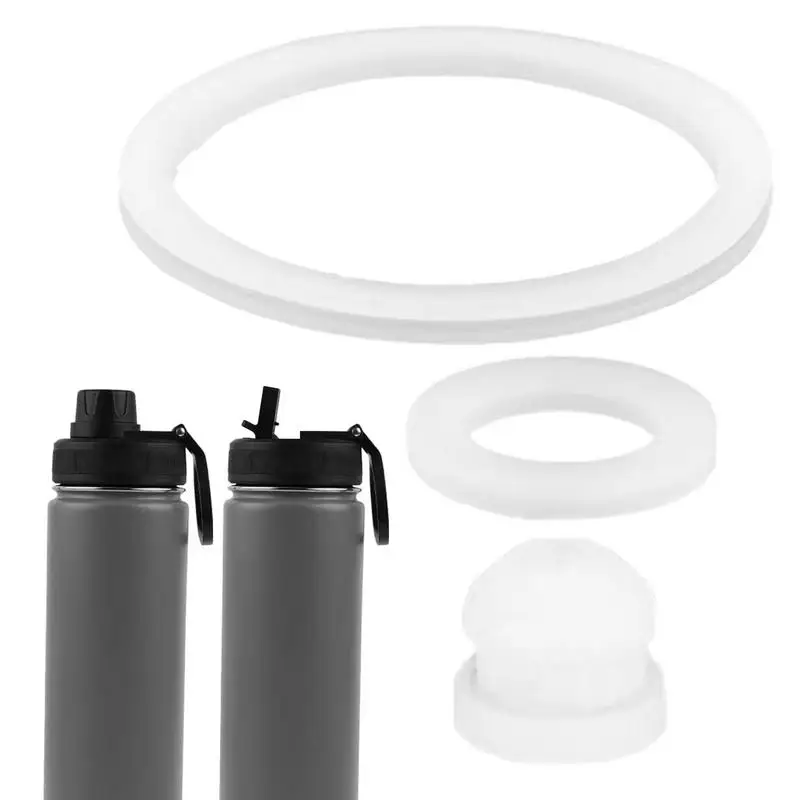 Water Bottle Vent Hole Gasket Vent Hole Gaskets Replacement Food-grade Silicone Cup Lid Gasket Rings Fits 14/18/22/32/40/64oz