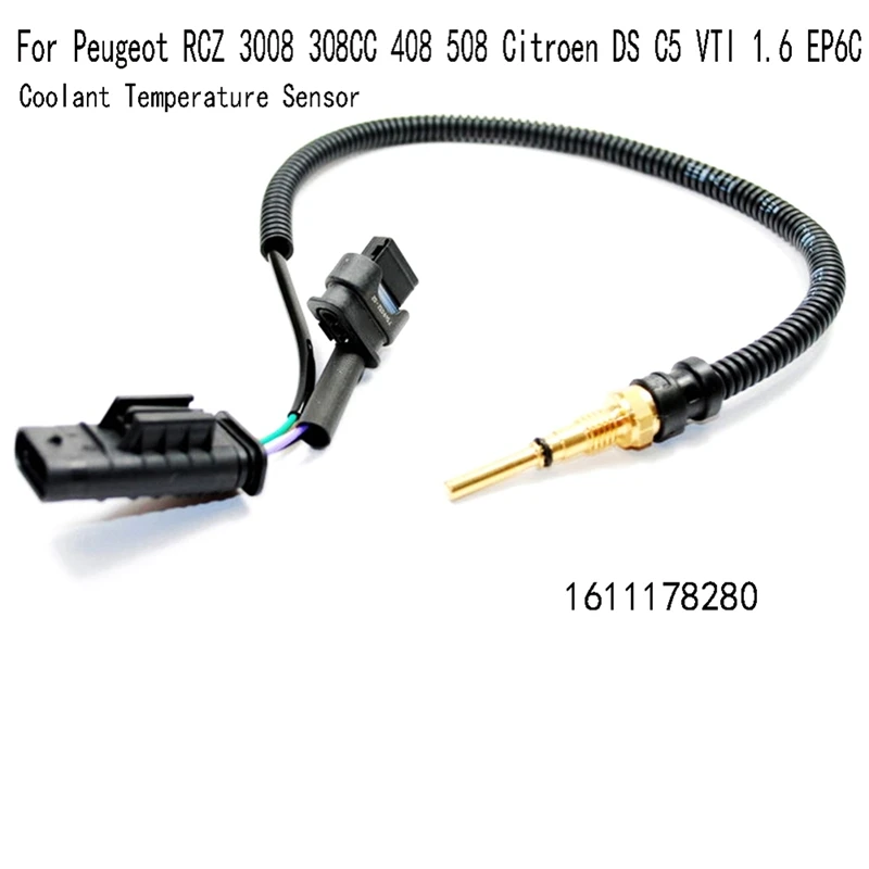 

Новый датчик температуры охлаждающей жидкости для Peugeot RCZ 3008 308CC 408 508 Citroen DS C5 VTI 1,6 EP6C 1611178280