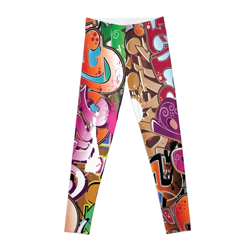 

Graffiti Graphics Leggings Golf wear Women's pants Women's sportswear Womens Leggings