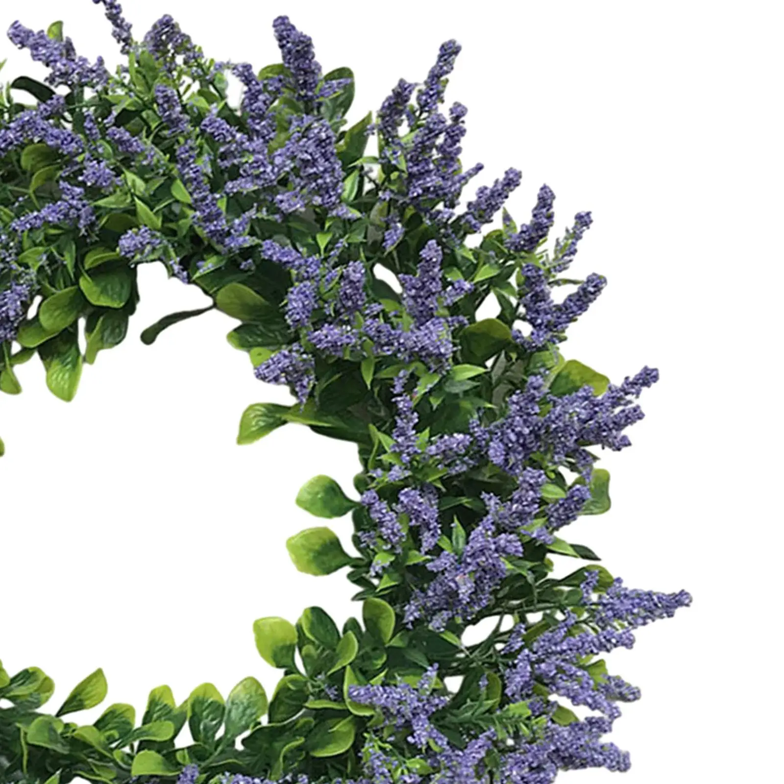 Lavender Wreath for Front Door Summer Wreaths Ornament for Home Wall Holiday