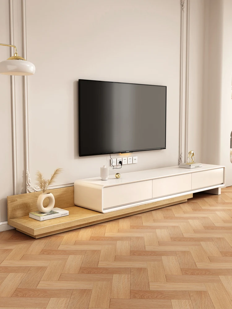 

Home living room, small apartment, floor cabinet, telescopic coffee table, TV cabinet combination