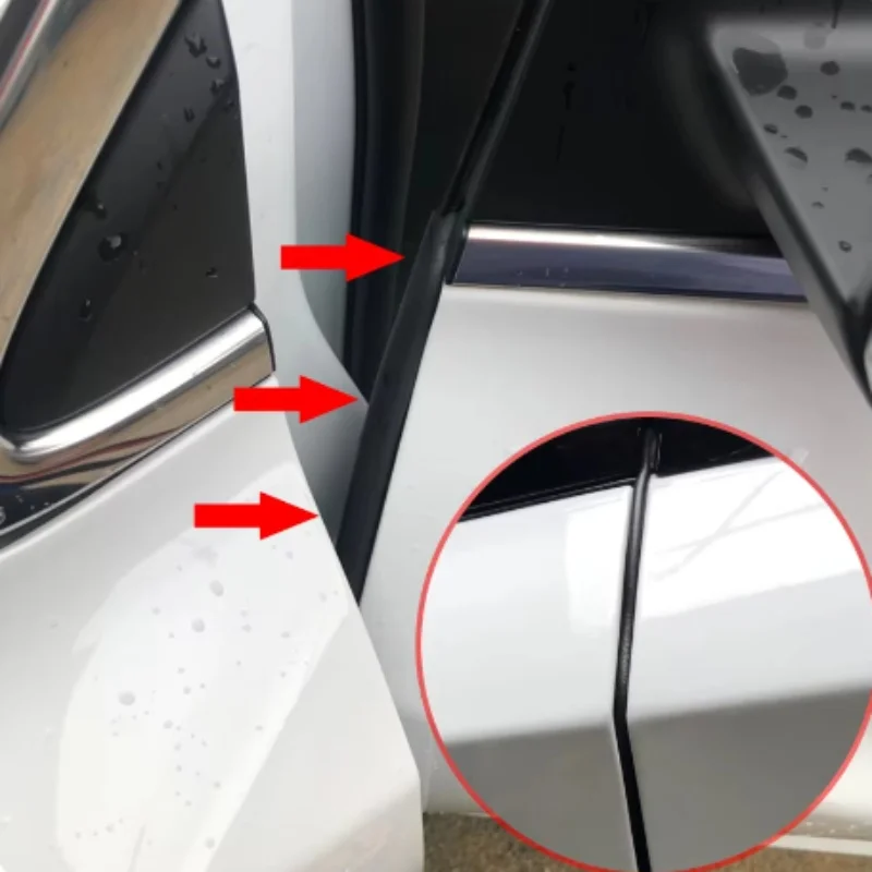 Z Type car door seal strip 25mm universal auto A/B/C-Pillar rubber seals for noise insulation dustproof