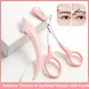 Eyebrow Trimming Knife Eyebrow Face Razor For Women Professional Eyebrow Scissors With Comb Brow Trimmer Scraper Accesso 2