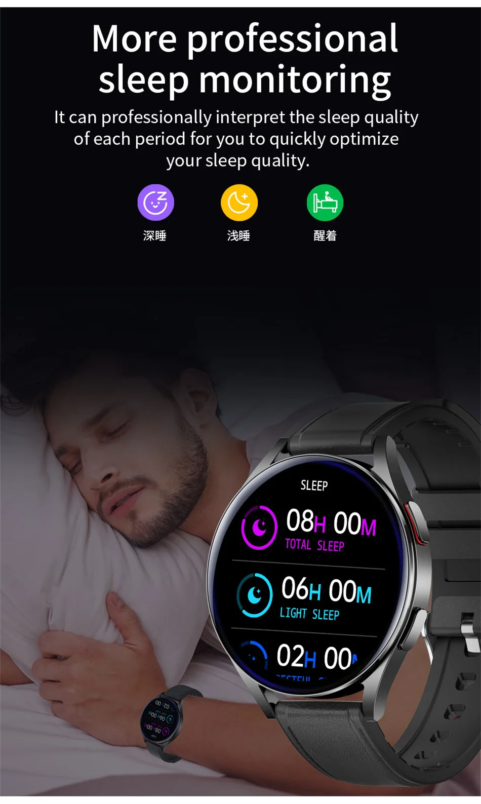 2022New Bluetooth Call Smart Watch Men Women Custom Watch Face Voice Assistant 1.32 Inch Display 360*360 HD Watch Man Smartwatch