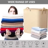 Large Capacity Household Quilt Storage Box Foldable Clothes Quilt Storage Bag with Zipper Non-Woven Bedroom Dormitory Mobile Box 4