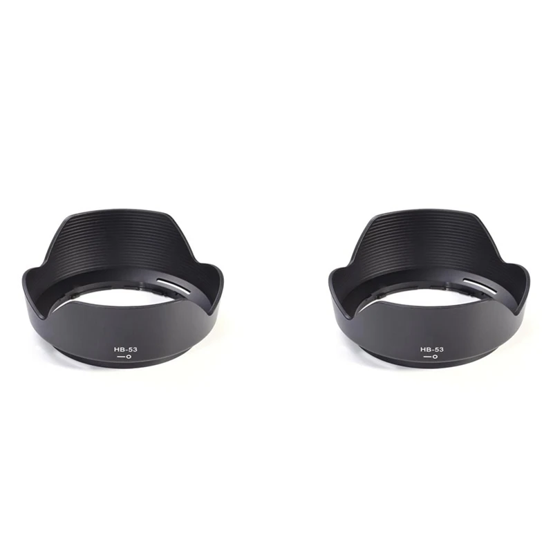 

2X Hb53 Bayonet Lens Hood For Nikon Af-S Nikkor 24-120Mm F/4G Ed Vr Dslr Lens (Replace Nikon Hb-53)