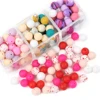 30pcs Baby Round Silicone Beads 15mm Teethers Teething Beads for DIY Newborn Oral Care Rodent Pacifier Chain Pearls BPA Free 3