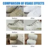 Shoes Cleaning Foam White Shoes Dirt Polish Cleaner Sneaker Yellow Whitening All Purpose Cleansing Canvas Shoes Cleaning Agent 4