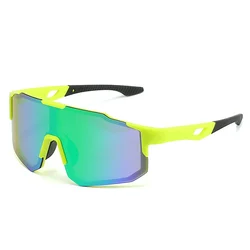 Premium UV400 Cycling and Sports Sunglasses (9337 Green N5)
