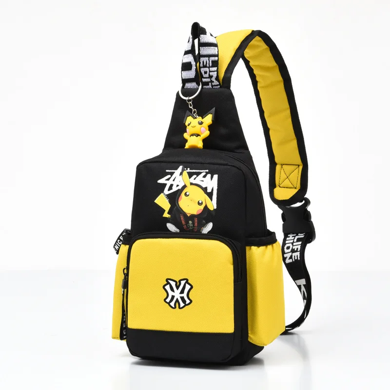 9 Pokemon Go Shoulder Bag Chest Pack Sports Pikachu Teen Crossbody Tote Bag Men Women Chest Bag Waist Bag Christmas Gift 5