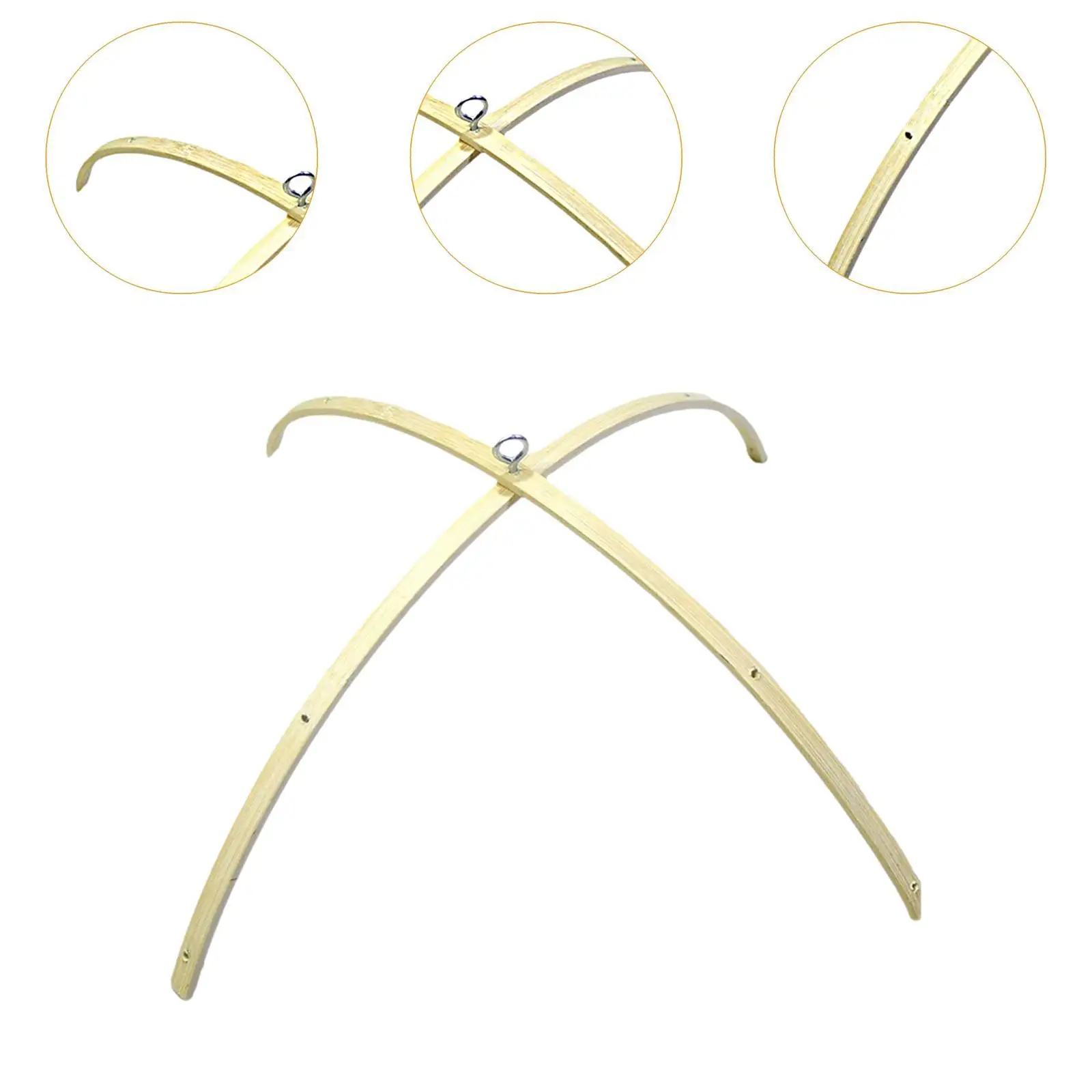 Mobile Hanging Frame Crib Hanger Frame Easy to Install Gift Versatile Decorative Decoration DIY Crafts for Wind Chime Newborn