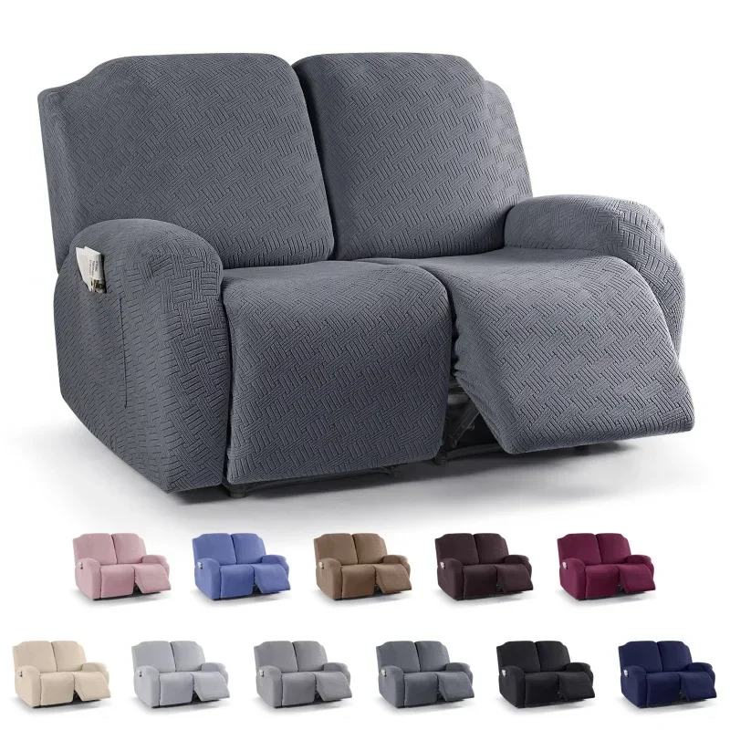 Jacquard Recliner Sofa Cover Elastic Reclining Stretch Armchair adjustable Most Cheap Sofa Covers Chair Cover For Living Room