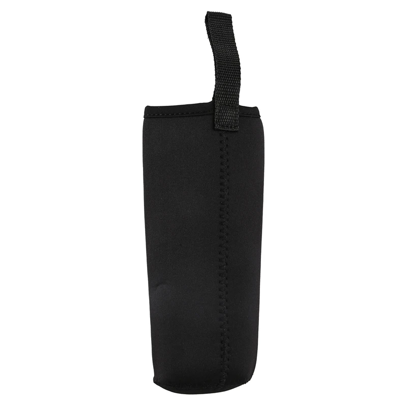 2X Neoprene Cup Thermal Insulation Cup Cover Water Bottle Cover Holder 360Ml - 550Ml (550Ml Black)