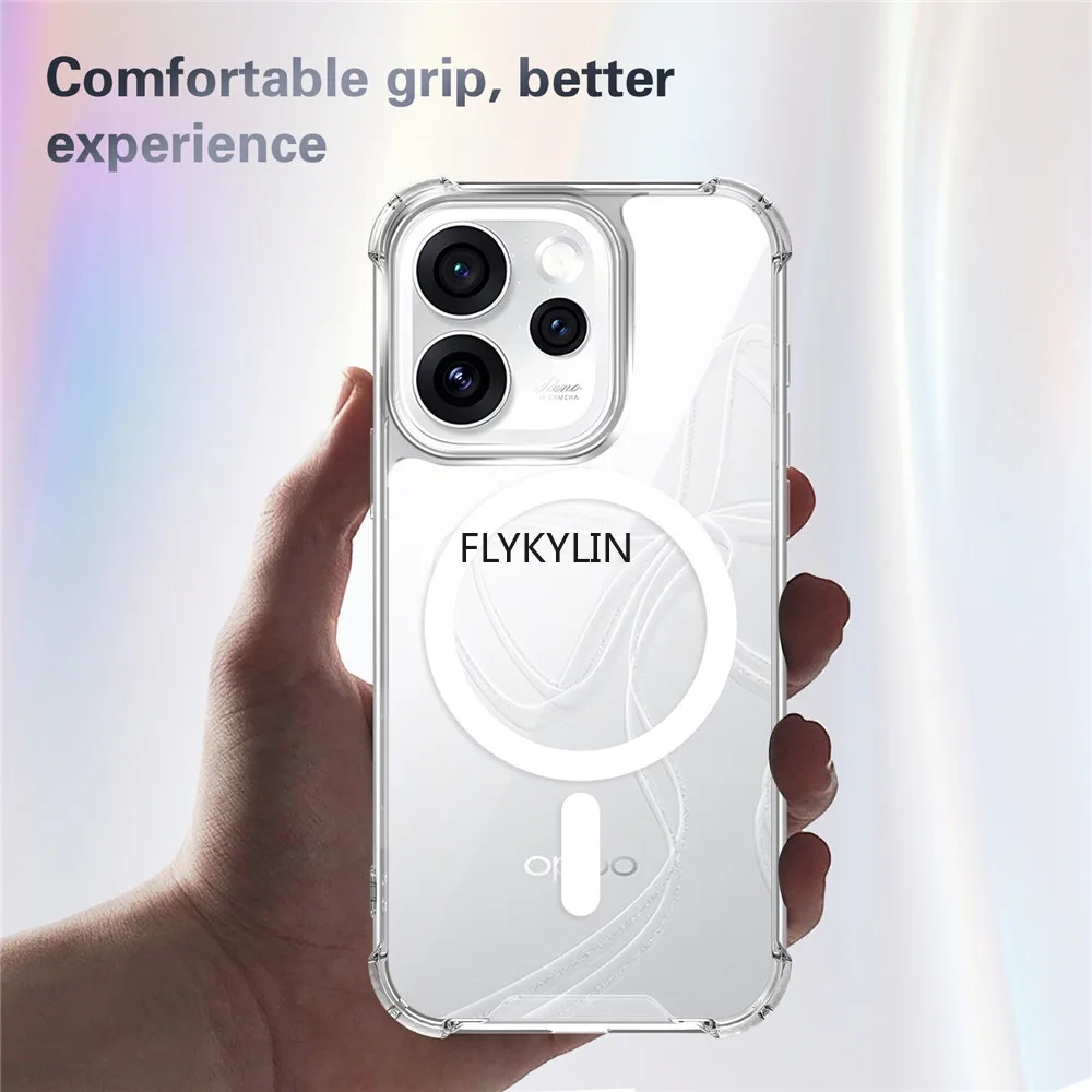 Magsafe Magnetic Anti-Fall Clear Shockproof Phone Case