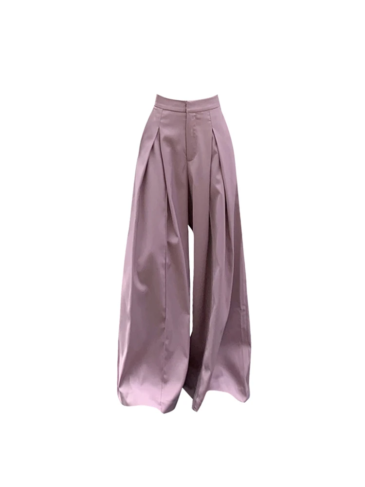 

Women's Pink Pants Vintage Harajuku 2000s Baggy High Waist Pants Fashion Streetwear Casual Female Baggy Wide Leg Trousers 2023