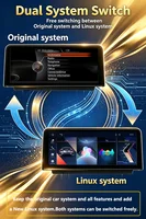 Compatible avec BMW Série 3 E90 E91 E92 E93 2005-2012 Système Linux Équipé d'un écran tactile IPS amélioré de 10,25 pouces, conserve les fonctions d'origine du constructeur. Prend en charge le CarPlay sans fil et l'Android Auto, navigation sur grand écran haute définition sans latence 3