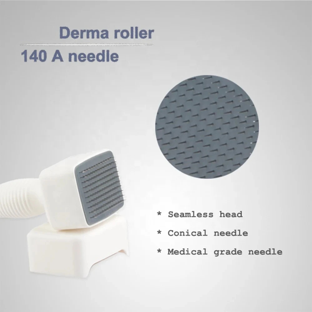 Derma Roller Stamp 140A Adjustable Needle Microneedle Rolling System Therapy