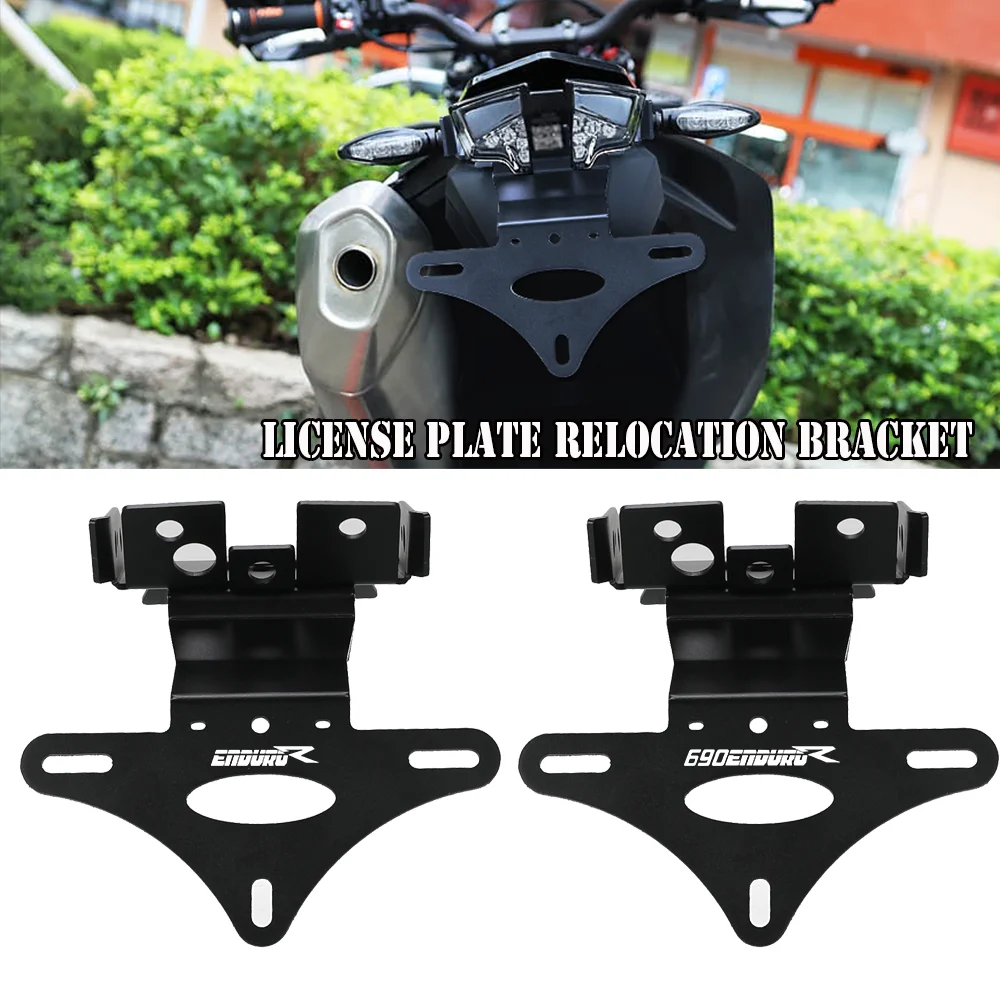 

Tail Tidy Fender Eliminator LED Light For 690SMC-R 690Enduro R Motorcycle License Plate Holder 690 SMC-R/Enduro R 2019-2024 2023