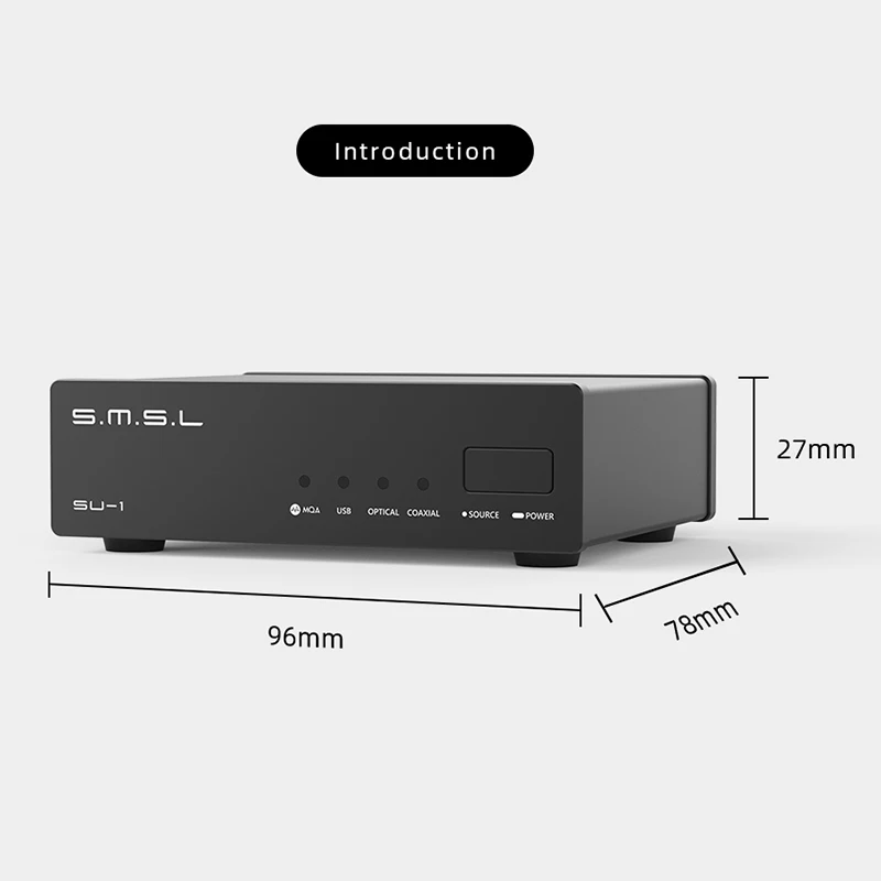 ǰ SMSL SU-1 MQA MQA-CD   ڴ AK4493S XU316 768kHz/32Bit DSD512 SU1 ػ DAC