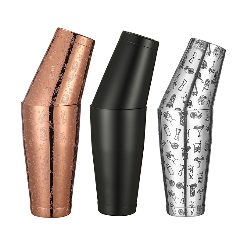 Boston Stainless Steel Cocktail Shaker Stainless Steel Bar Shaker