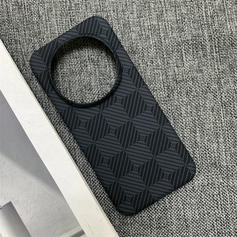 Carbon Fibre Pattern Protective Phone Case - Hard PC Back Cover Shell Bumper