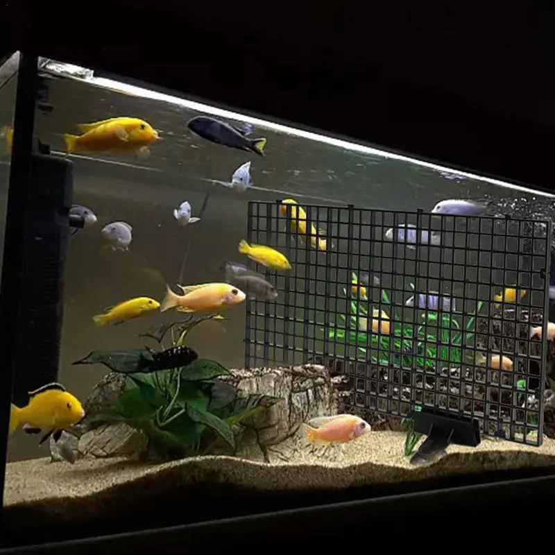 

Aquarium Divider Panel Separator Fish Tank Divider Filter Bottom Isolation Pane Light Diffuser Partition Grid Tray Egg Crate