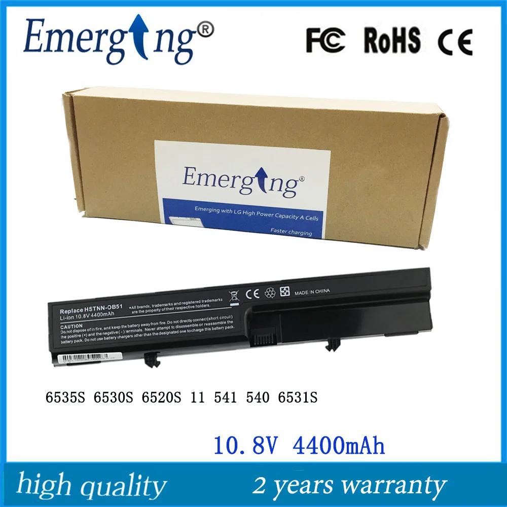 

6Cells New Laptop Battery for HP Business Notebook 6520S 6530s 6531s 6535S 540 541 516